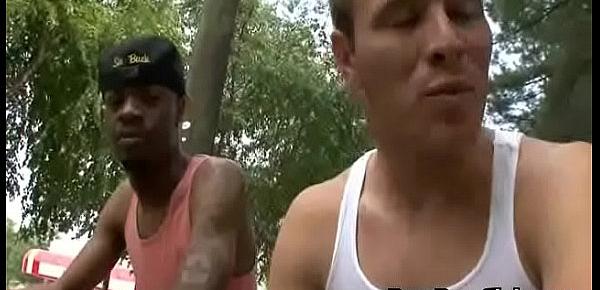  Blacks On Buys - Nasty Gay Skinny Boy Fucked By Muscular Black Dude 26